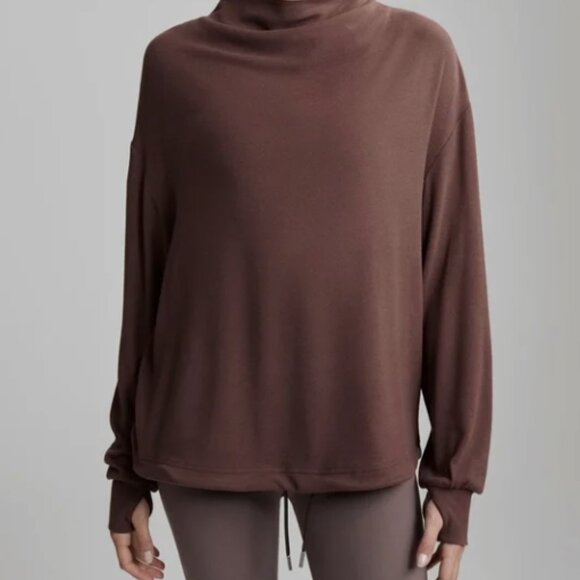 Varley Parker Cowell Neck MidLayer OversizedTop Size Large - Picture 1 of 6